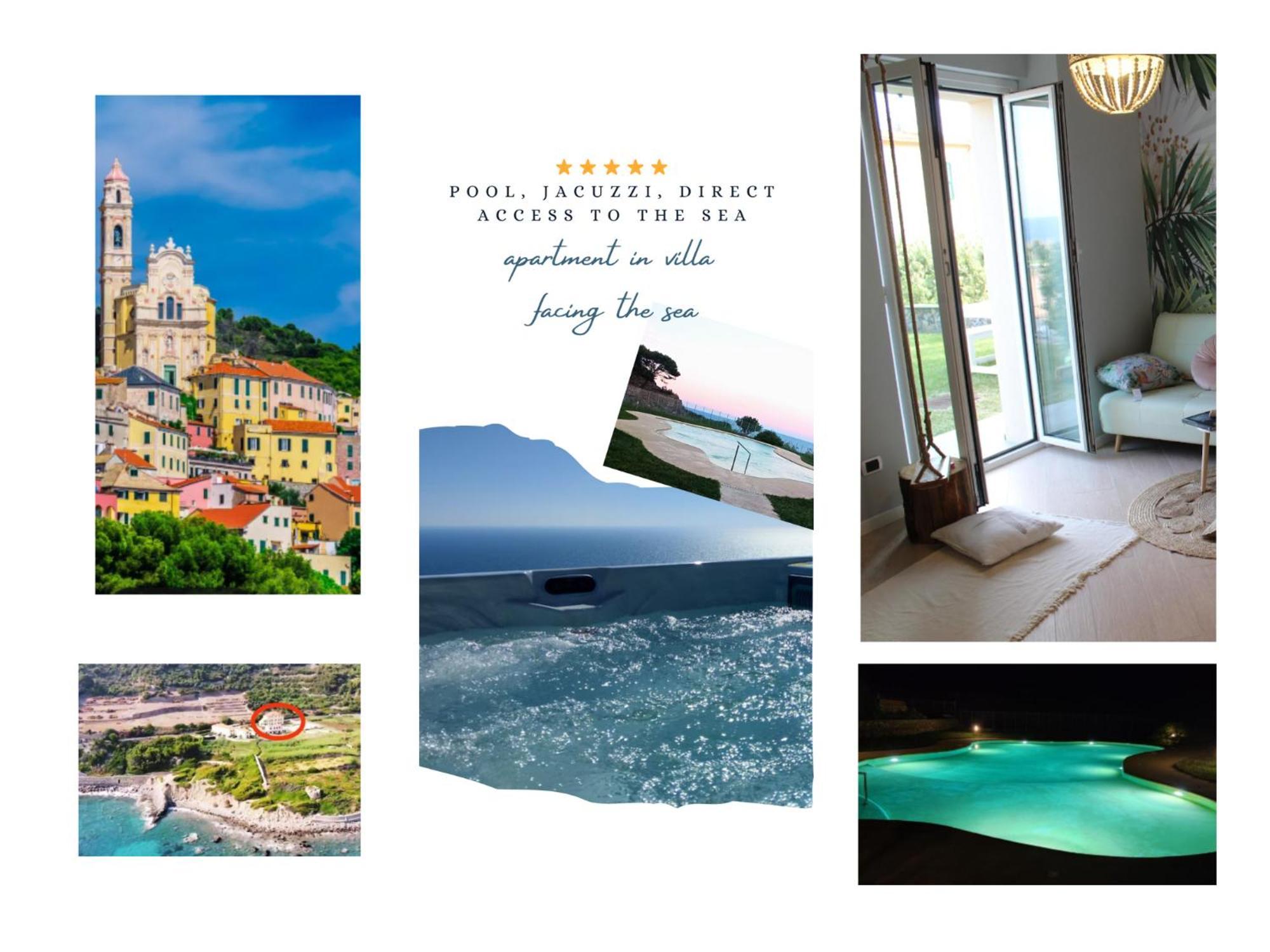 Cluxury-Torre Dei Saraceni Boutique Apt By The Sea Beach, Pool,Private Jacuzzi, Parking Cervo Extérieur photo
